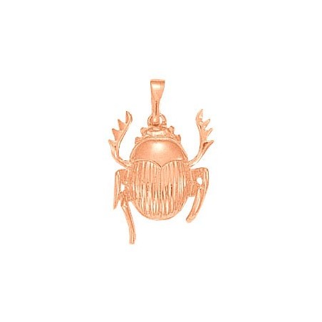 Pendentif scarabée Or 18 carats rose - 27 MM - La Petite Française