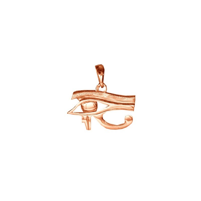 Pendentif oeil d'Horus Or 18 carats rose - 22 MM - La Petite Française