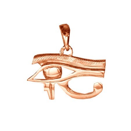 Pendentif oeil d'Horus Or 18 carats rose - 22 MM - La Petite Française