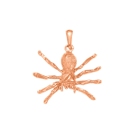 Pendentif araignée mygale Or 18 carats rose - 29 MM - La Petite Française