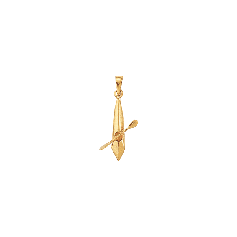 Pendentif kayak Or 14 carats jaune - La Petite Française