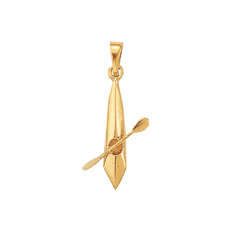 Pendentif kayak Or 14 carats jaune - La Petite Française