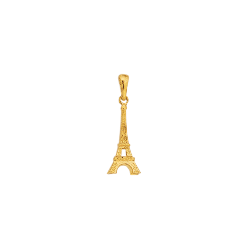 Pendentif tour Eiffel Or 14 carats jaune - La Petite Française