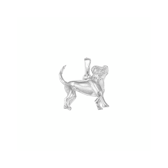 Pendentif chien Labrador Or 14 carats gris - 21 MM - La Petite Française