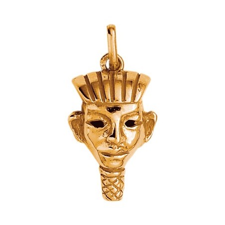 Pendentif masque Pharaon Or 18 carats jaune - La Petite Française