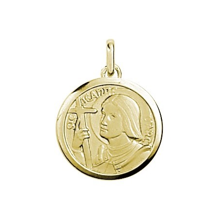 Médaille Jeanne d'Arc or 18 carats jaune - La Petite Française