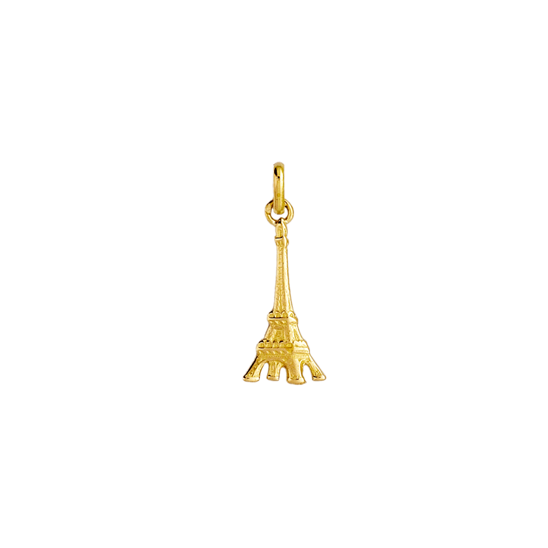 Pendentif tour Eiffel Or 18 carats jaune - 25 MM - La Petite Française