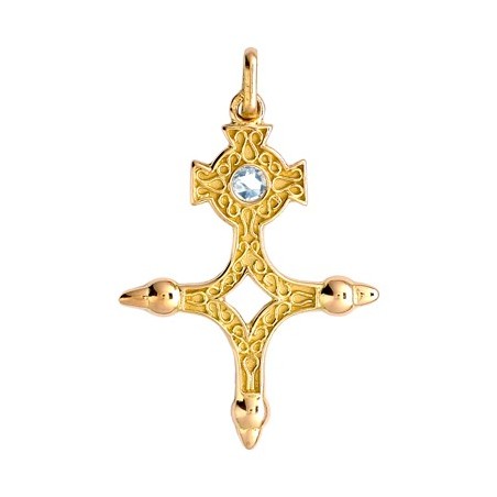Croix du sud diamant Or 18 carats jaune - La Petite Française