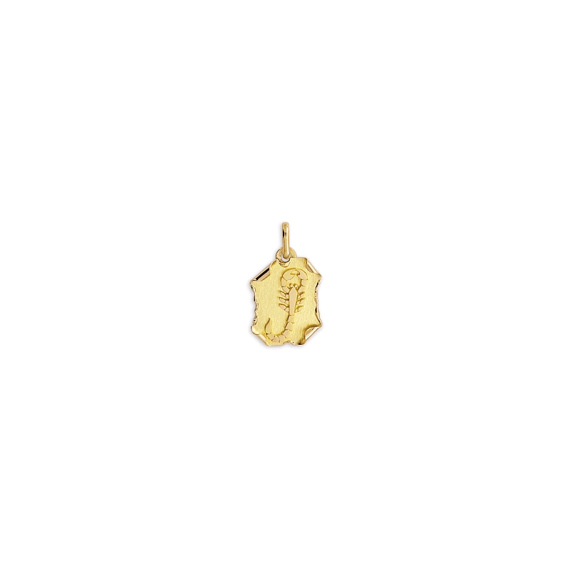 Pendentif scorpion parchemin Or 18 carats jaune - La Petite Française