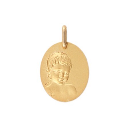 Médaille enfant Or 18 carats jaune - La Petite Française