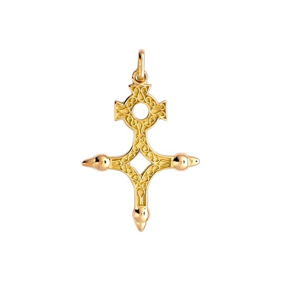 Croix du sud filigrane Or 18 carats jaune - 25 MM - La Petite Française