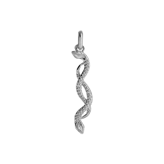 Pendentif serpents Or 18 carats gris - La Petite Française