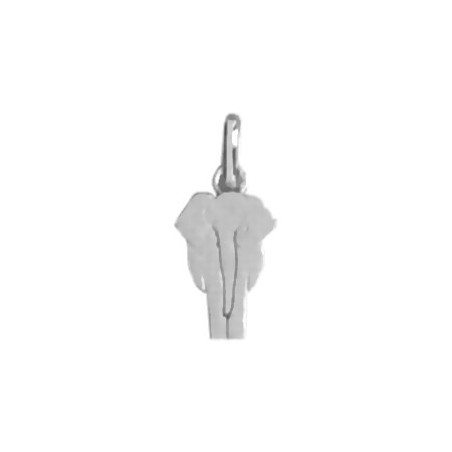 Pendentif éléphant Or 18 carats gris - 19 x 9 MM - La Petite Française