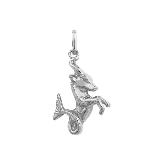 Pendentif capricorne Or 9 carats gris - La Petite Française
