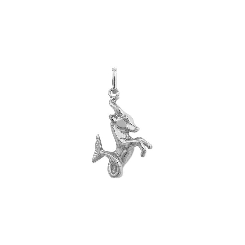 Pendentif capricorne Or 9 carats gris - La Petite Française