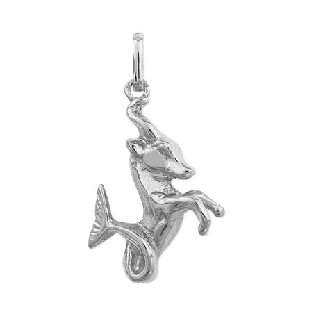 Pendentif capricorne Or 9 carats gris - La Petite Française