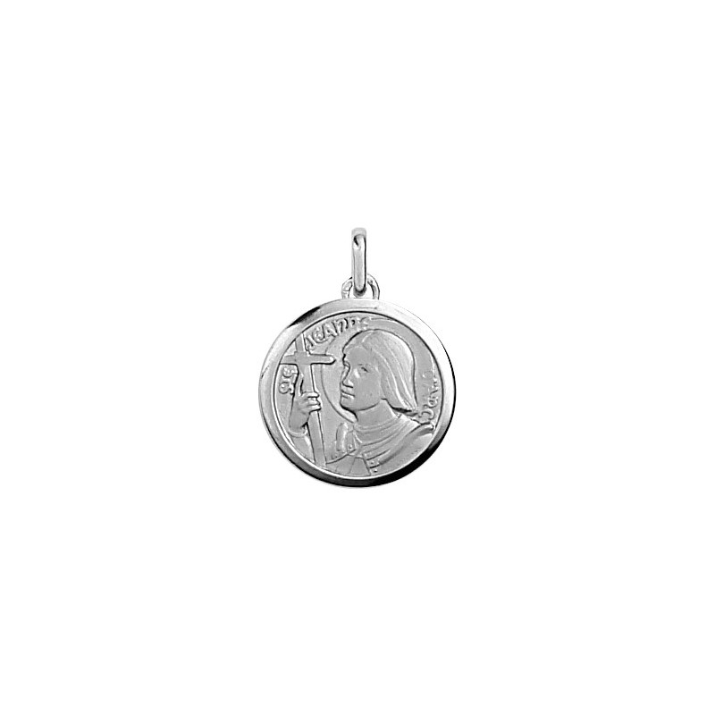 Médaille Jeanne d'Arc Or 9 carats gris - La Petite Française