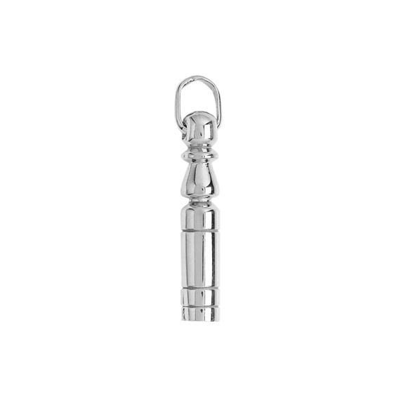 Pendentif quille de bowling or 9 carats gris - La Petite Française
