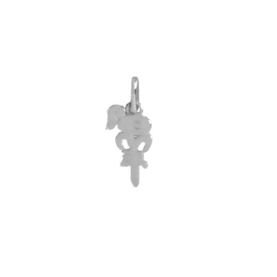 Pendentif idéogramme chinois bélier Or 9 carats gris - La Petite Française