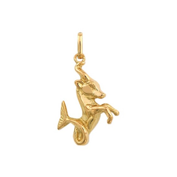 Pendentif Capricorne Or 9 carats jaune - La Petite Française