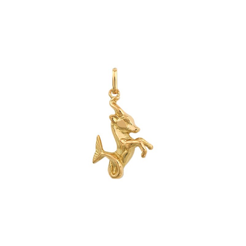 Pendentif Capricorne Or 9 carats jaune - La Petite Française Pendentif Capricorne Or 9 carats jaune - La Petite Française