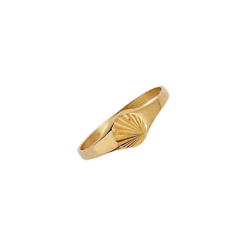 Chevalière Odéas Or 9 carats jaune - La Petite Française Chevalière Odéas Or 9 carats jaune - La Petite Française