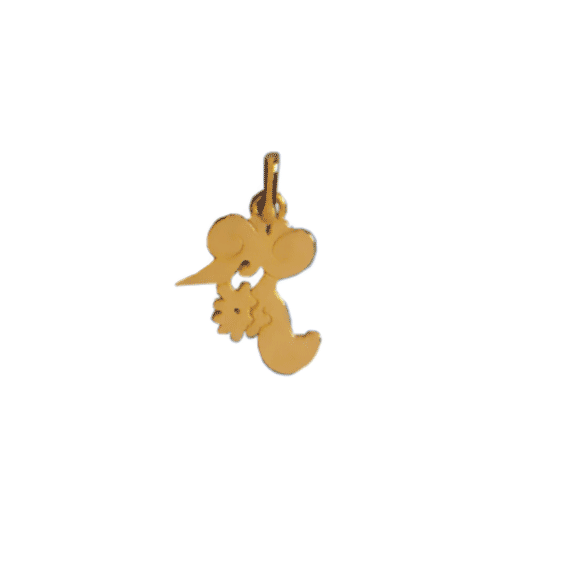 Pendentif idéogramme chinois verseau Or 9 carats jaune - La Petite Française