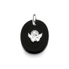 Pendentif ange onyx argent