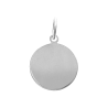 Pendentif rond argent - La Petite Française
