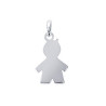 Pendentif petit garçon argent moyen modèle - La Petite Française