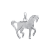 Pendentif cheval de parade argent - La Petite Française