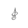 Pendentif lettre Anglaise E argent - La Petite Française