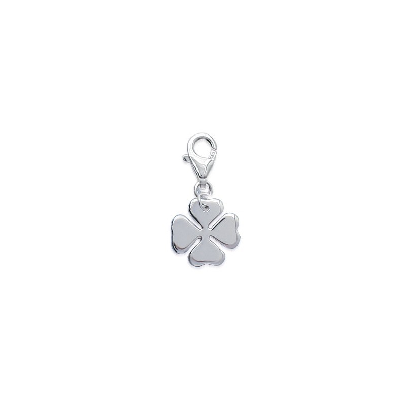 Breloque trèfles et argent - La Petite Française Breloque trèfles et argent - La Petite Française