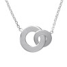 Collier 2 anneaux argent - La Petite Française