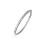 Bracelet jonc argent et zirconium - La Petite Française