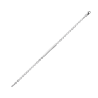 Gourmette identité grain de café argent 18 cm - La Petite Française