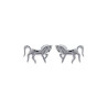 Boucles d'oreilles cheval argent - La Petite Française