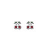Boucles d'oreilles cerises argent - La Petite Française