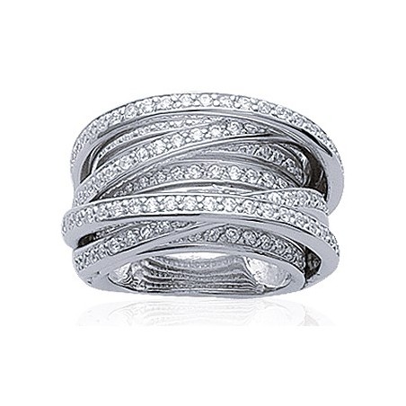 Bague entrelaçée argent - La Petite Française