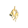 Pendentif félin argent - La Petite Française