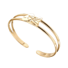 Bracelet  jonc carte Guadeloupe plaqué or - La Petite Française