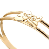 Bracelet  jonc carte Guadeloupe plaqué or - La Petite Française