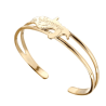 Bracelet  jonc carte Martinique plaqué or - La Petite Française