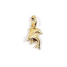 Pendentif dauphins plaqué or - La Petite Française