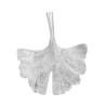 Pendentif Ginkgo biloba GM argent - La Petite Française