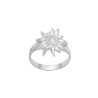 Bague edelweiss argent - La Petite Française
