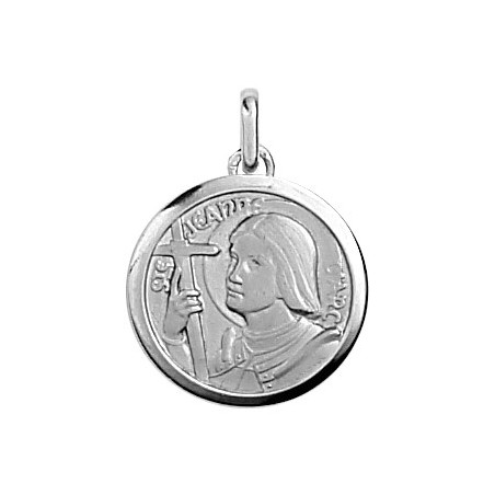 Médaille Jeanne d'Arc or 18 carats gris - La Petite Française