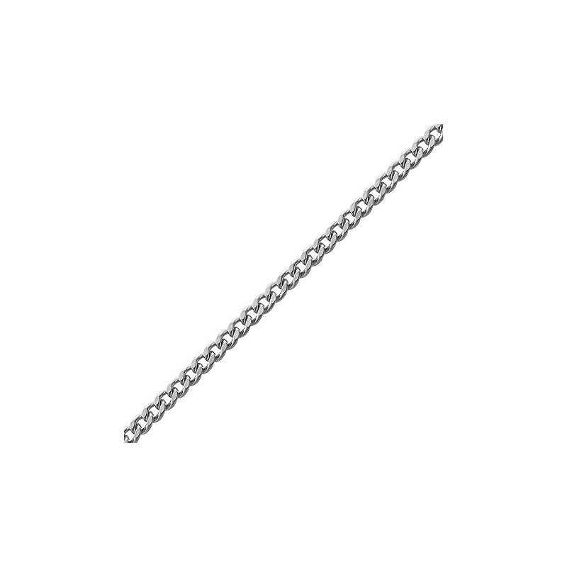 Chaîne gourmette argent 3.5 - 60 cm - La Petite Française Chaîne gourmette argent 3.5 - 60 cm - La Petite Française