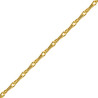 Chaîne maille épi plaqué or 2.1 mm - 45 cm - La Petite Française