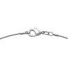 Collier cable argent 1mm - 42 cm - La Petite Française